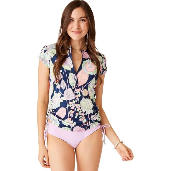 NWT Carve Designs Women's Dawson UPF 50 Rashguard Size SM - Picture 1 of 7